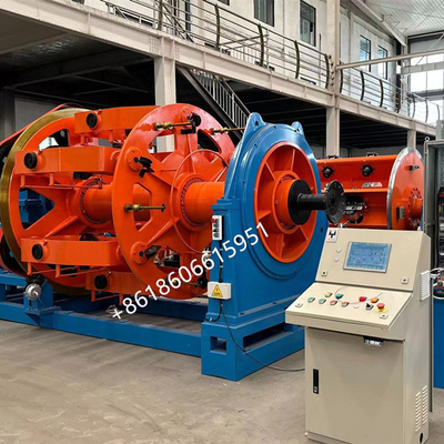 Type vrillage de Bobbin Planetary Stranding Machine Disc de fabrication de câbles de câble métallique