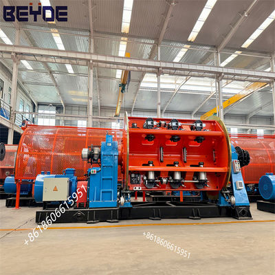 Machine avancée de fixation rigide pour la production de câbles électriques de grande section et de longue longueur