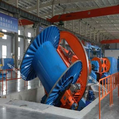 Machine de torsion de tambour professionnel JPD2500 pour câbles sectoriels à larges conducteurs