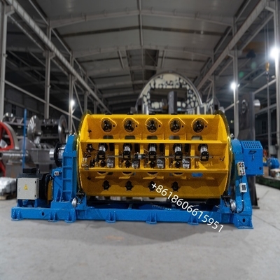 Machine d'armure de type cadre rigide 12+18+24, tension électromagnétique en ligne, conducteur de secteur ou rond en aluminium