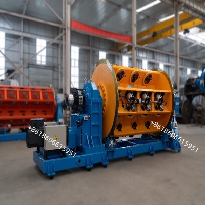 Machine de fixation des conducteurs de cuivre et d'aluminium pour l'industrie des câbles et des fils
