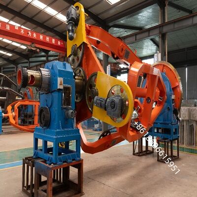 La machine de pose du câble d'alimentation du noyau est équipée d'un système de contrôle HMI+PLC pour le préréglage