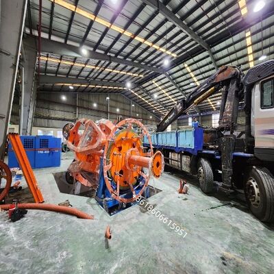 Machine de pose avec direction de mise en filetage SZ et hauteur de pose réglable sans pas contrôlée par PLC et écran tactile HMI