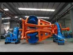 Ø2240 mm Bobine à rotation centrale à décharge Taille PN2000-PN2240 Machine à tourner le tambour avec une puissance moteur de 22 kW et une vitesse de rotation de 50 r/min